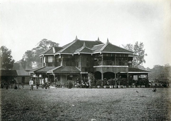 A pukka house in Burma c. 1905.