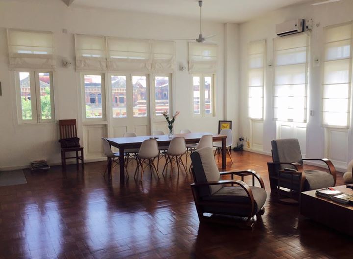 A view of the Secretariat from Neruda’s old apartment on Dalhousie Street