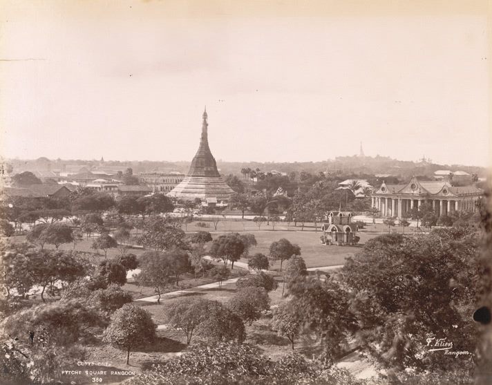 Sule Pagoda in the 1890s