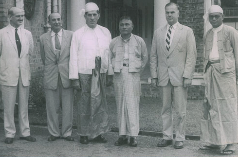 Foreign Advisors and Officials of Myanmar in the 1950s