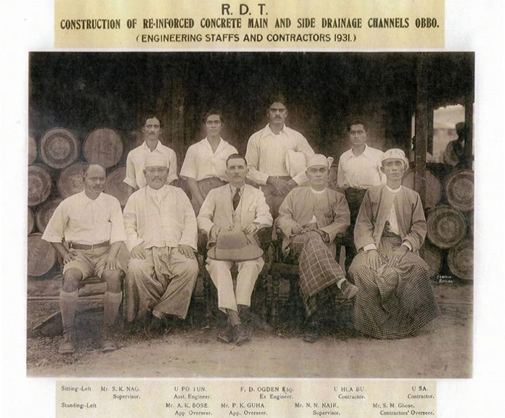 The men who built Rangoon's drainage system