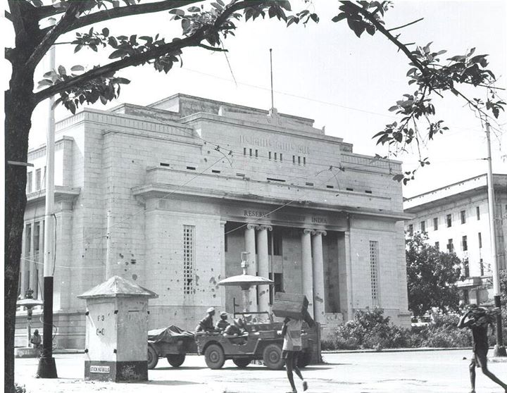 British Patrol in Rangoon