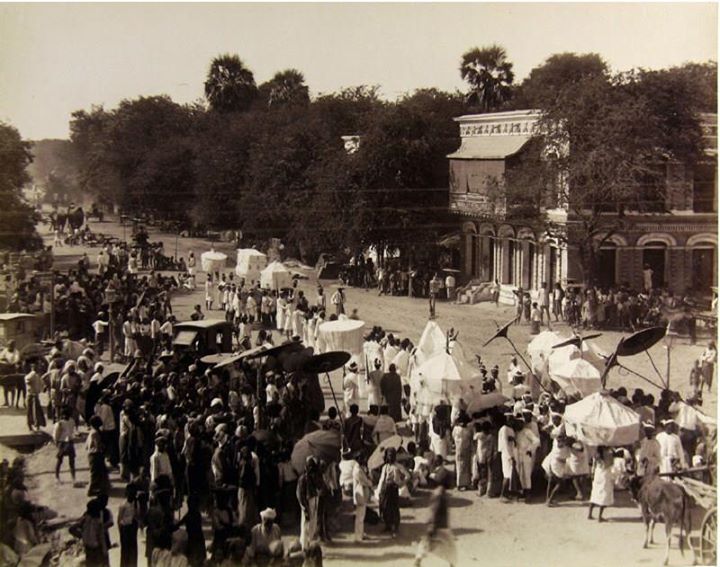 Funeral of the Mainglon Princess - C Road, Mandalay c. 1890s