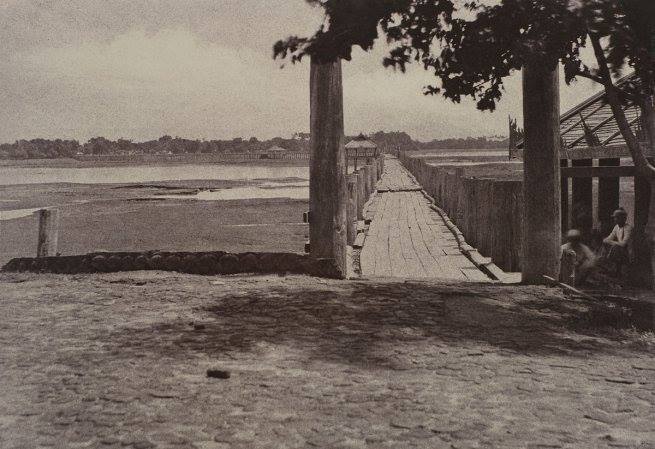 ၁၈၅၅ ခုနှစ် အောက်တိုဘာလက ဦးပိန်တံတား မြင်ကွင်း