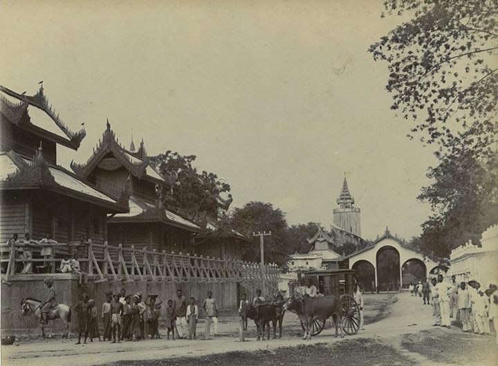 Mandalay within the old city walls c. 1905