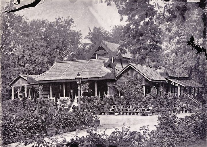 Summer House in the southern garden where King Thibaw formally surrendered to the British.