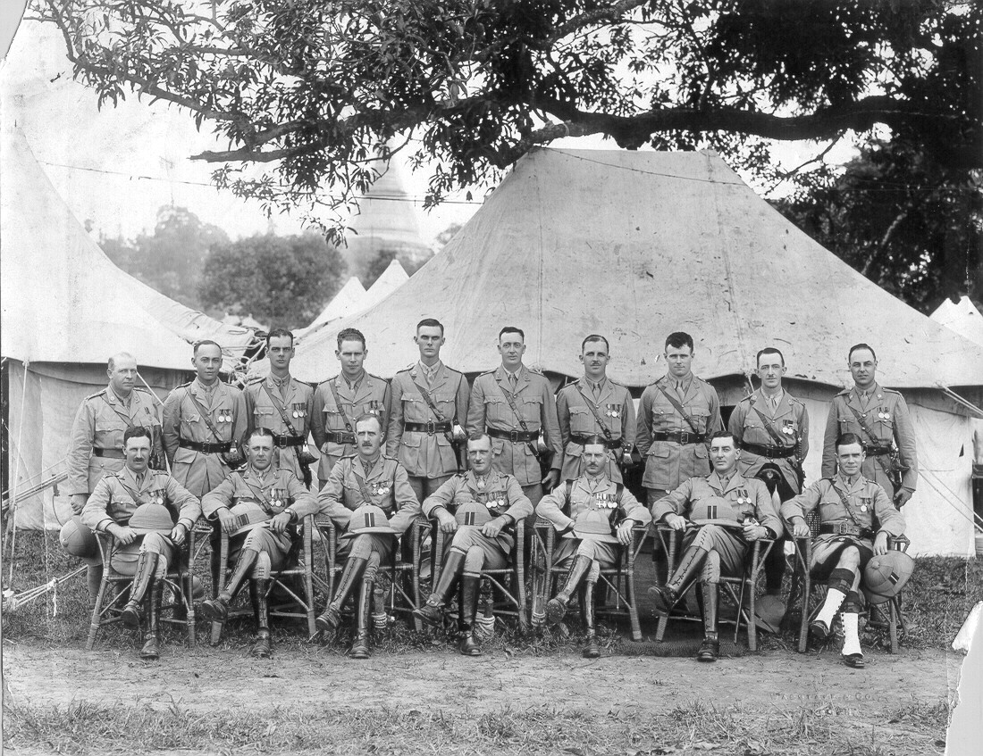 Rangoon Battalion, Rangoon Cantonment c. 1939.